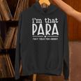 I'm That Paraprofessional They Told You About Para Teacher Women's Hoodie, gift for family, gift for coworker I'm That Paraprofessional They Told You About Para Teacher Women's Hoodie, gift for family, gift for coworker