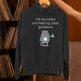 I'm Silently Correcting Your Grammar Sarcastic Teacher For Men Women Kids Women's Hoodie, gift for family, gift for coworker