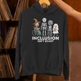 Inclusion Isn't Scary SLP Halloween Costume Sped Teacher Women's Hoodie, gift for family, gift for coworker Inclusion Isn't Scary SLP Halloween Costume Sped Teacher Women's Hoodie, gift for family, gift for coworker