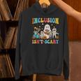 Inclusion Isn't Scary SLP Halloween Sped Teacher Therapy Women's Hoodie, gift for family, gift for coworker