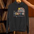 It's A Beautiful Day To Learn Cute Rainbow Boho Teacher Women's Hoodie, gift for family, gift for coworker