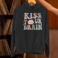 Kiss Your Brain Teacher Inspire Educate Groovy Retro Vintage Women's Hoodie, Groovy Teacher Hoodies, gift for family, gift for coworker Kiss Your Brain Teacher Inspire Educate Groovy Retro Vintage Women's Hoodie, Groovy Teacher Hoodies, gift for family, gift for coworker