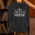 Learn Grow Bloom Wildflowers Appreciation Montessori Teacher Women's Hoodie, gift for family, gift for coworker