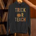 Leopard Trick Or Teach Halloween Teacher Costume Women Women's Hoodie, gift for family, gift for coworker