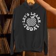 Let's Learn Today Checkered Apple Back To School Teacher Women's Hoodie, gift for family, gift for coworker Let's Learn Today Checkered Apple Back To School Teacher Women's Hoodie, gift for family, gift for coworker