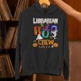Librarian Boo Crew Teacher Student Halloween Costume Women's Hoodie, gift for family, gift for coworker