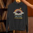 Take a Look It's In a Book Vintage Reading Teacher Rainbow Women's Hoodie, gift for family, gift for coworker Take a Look It's In a Book Vintage Reading Teacher Rainbow Women's Hoodie, gift for family, gift for coworker