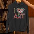 I Love Art Artist Painter Colorful Painting Art Teacher Women's Hoodie, gift for family, gift for coworker I Love Art Artist Painter Colorful Painting Art Teacher Women's Hoodie, gift for family, gift for coworker