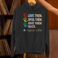 Love Daycare Provider Childcare Teacher Tie Dye Women's Hoodie, gift for family, gift for coworker Love Daycare Provider Childcare Teacher Tie Dye Women's Hoodie, gift for family, gift for coworker