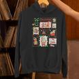 Merry And Bright Christmas Gingerbread Santa Book Teacher Women's Hoodie, gift for family, gift for coworker Merry And Bright Christmas Gingerbread Santa Book Teacher Women's Hoodie, gift for family, gift for coworker