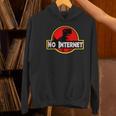 Nerdy No Internet Dinosaur Computer Science Teacher Women's Hoodie, Science Teacher Hoodies, Internet Hoodies, gift for family, gift for coworker