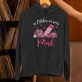 In October We Wear Pink Apple Teacher Daisy Breast Cancer Women's Hoodie, gift for family, gift for coworker In October We Wear Pink Apple Teacher Daisy Breast Cancer Women's Hoodie, gift for family, gift for coworker