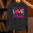 In October We Wear Pink Love Teacher Breast Cancer Awareness Women's Hoodie, gift for family, gift for coworker In October We Wear Pink Love Teacher Breast Cancer Awareness Women's Hoodie, gift for family, gift for coworker