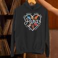 Para Heart Paraprofessional Teacher Paraeducator Women's Hoodie, gift for family, gift for coworker