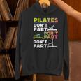 Pilates Instructor Teacher Watercolor Pilates Don't Fart Men Women Kids Women's Hoodie, gift for family, gift for coworker