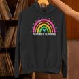 Playing Is Learning Early Childhood Education ECE Teacher Women's Hoodie, gift for family, gift for coworker Playing Is Learning Early Childhood Education ECE Teacher Women's Hoodie, gift for family, gift for coworker
