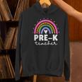 Pre-K Teacher Cute Pre Kindergarten For Teachers Rainbow For Men Women Kids Women's Hoodie, gift for family, gift for coworker Pre-K Teacher Cute Pre Kindergarten For Teachers Rainbow For Men Women Kids Women's Hoodie, gift for family, gift for coworker