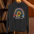 PreK Dream Team Leopard Rainbow Teacher Squad Back To School Women's Hoodie, gift for family, gift for coworker