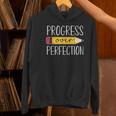 Progress Over Perfection Motivational Back To School Teacher Women's Hoodie, gift for family, gift for coworker Progress Over Perfection Motivational Back To School Teacher Women's Hoodie, gift for family, gift for coworker
