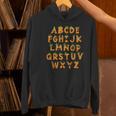 Pumpkin ABC Halloween Alphabet Costume School Teacher Kids Women's Hoodie, gift for family, gift for coworker