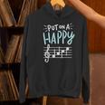 Put On A Happy Face Music Music Teacher Women's Hoodie, gift for family, gift for coworker