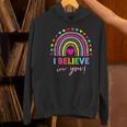 Rainbow I Believe In You Teacher Testing Day Women's Hoodie, gift for family, gift for coworker Rainbow I Believe In You Teacher Testing Day Women's Hoodie, gift for family, gift for coworker