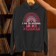 Rainbow Homeschool Mom Teacher I Go To School In My Pajamas Women's Hoodie, gift for family, gift for coworker