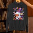 Read More Books Ghost Reading Book Teacher Halloween Women's Hoodie, gift for family, gift for coworker