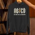 Retro Abcd Teacher Novelty Back To School Teacher Women's Hoodie, gift for family, gift for coworker