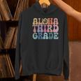 Retro Aloha Third Grade Teacher Summer Vacation Beach Hawaii Women's Hoodie, gift for family, gift for coworker