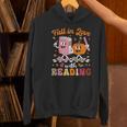 Retro Fall In Love With Learning Pumpkin Autumn Teacher Women's Hoodie, gift for family, gift for coworker
