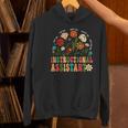 Retro Instructional Assistant Wildflowers Teacher Aide Women's Hoodie, gift for family, gift for coworker Retro Instructional Assistant Wildflowers Teacher Aide Women's Hoodie, gift for family, gift for coworker