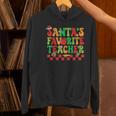 Santas Favorite Teacher Retro Groovy Christmas Xmas Women Women's Hoodie, Groovy Teacher Hoodies, gift for family, gift for coworker Santas Favorite Teacher Retro Groovy Christmas Xmas Women Women's Hoodie, Groovy Teacher Hoodies, gift for family, gift for coworker