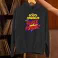 School Counselor Teacher Superhero Superpower Comic Book Women's Hoodie, gift for family, gift for coworker School Counselor Teacher Superhero Superpower Comic Book Women's Hoodie, gift for family, gift for coworker
