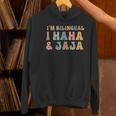 Spanish Teacher Groovy I'm Bilingual I Haha And Jaja Women's Hoodie, Groovy Teacher Hoodies, gift for family, gift for coworker Spanish Teacher Groovy I'm Bilingual I Haha And Jaja Women's Hoodie, Groovy Teacher Hoodies, gift for family, gift for coworker