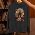 I Teach The Cutest Little Turkeys Thanksgiving Teacher Men Women Girls Kids Women's Hoodie, gift for family, gift for coworker