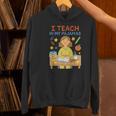 I Teach In My Pajamas Crayon Home School Teacher PJs Women's Hoodie, gift for family, gift for coworker I Teach In My Pajamas Crayon Home School Teacher PJs Women's Hoodie, gift for family, gift for coworker