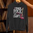 I Teach Rock Stars Music Teacher Guitar Player Women's Hoodie, gift for family, gift for coworker