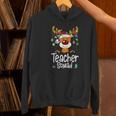 Teacher Squad Red Plaid Rudolph Reindeer Christmas Women's Hoodie, gift for family, gift for coworker Teacher Squad Red Plaid Rudolph Reindeer Christmas Women's Hoodie, gift for family, gift for coworker