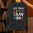 Teacher's Get Your Cray On Dabbing Crayons Women's Hoodie, gift for family, gift for coworker Teacher's Get Your Cray On Dabbing Crayons Women's Hoodie, gift for family, gift for coworker