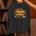 Teaching Is My Superpower Retro Comic Teacher Women's Hoodie, gift for family, gift for coworker Teaching Is My Superpower Retro Comic Teacher Women's Hoodie, gift for family, gift for coworker