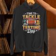 Test Day State Football Tackle Testing Day Sports Teacher Women's Hoodie, gift for family, gift for coworker Test Day State Football Tackle Testing Day Sports Teacher Women's Hoodie, gift for family, gift for coworker