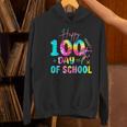 Tie Dye Happy 100th Day Of School Teacher Student 100 Days Women's Hoodie, gift for family, gift for coworker