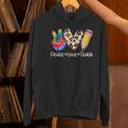 Tie Dye Hippie Peace Love Teach Teacher Appreciation Women's Hoodie, gift for family, gift for coworker Tie Dye Hippie Peace Love Teach Teacher Appreciation Women's Hoodie, gift for family, gift for coworker