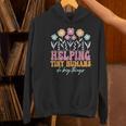 Tiny People Help Do Big Things Nursery Teacher Women's Hoodie, gift for family, gift for coworker