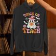 Trick Or Teach Cute Floral Ghost Teacher Halloween Costume Women's Hoodie, gift for family, gift for coworker Trick Or Teach Cute Floral Ghost Teacher Halloween Costume Women's Hoodie, gift for family, gift for coworker