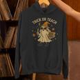 Trick Or Teach Halloween Teacher Women's Hoodie, gift for family, gift for coworker