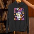 Trick Or Teach Spooky Teacher Ghost Halloween Teacher Women's Hoodie, gift for family, gift for coworker