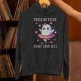 Trick Or Treat Point Your Feet Halloween Ghost Dance Teacher Women's Hoodie, gift for family, gift for coworker