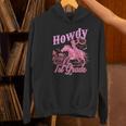 Vintage Howdy First Grade Cowgirl Teacher Western School Women's Hoodie, First Grade Teacher Hoodies, gift for family, gift for coworker